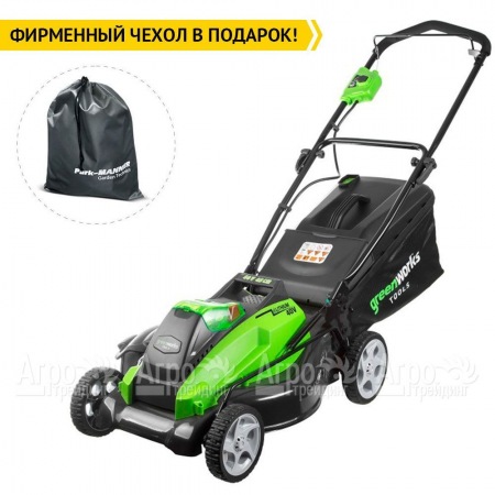 Газонокосилка аккумуляторная GreenWorks G40LM45K4 в Саратове