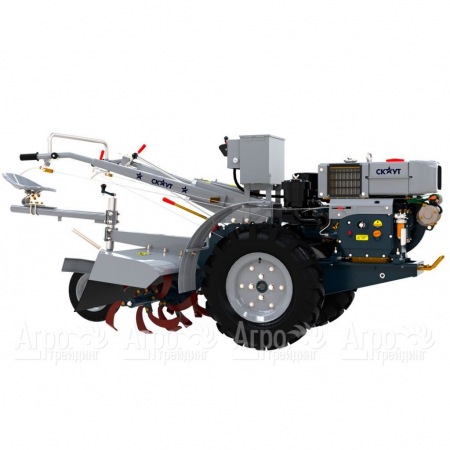 Мотоблок Garden Scout (Скаут) GS 15 DE, почвофреза, сидение в Саратове