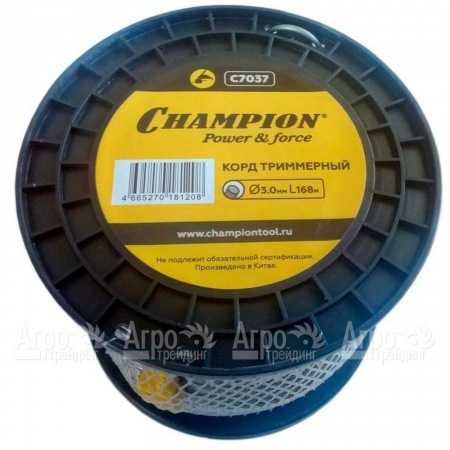 Корд триммерный Champion Aluminium 3.0мм, 168м (круглый)+нож  в Саратове