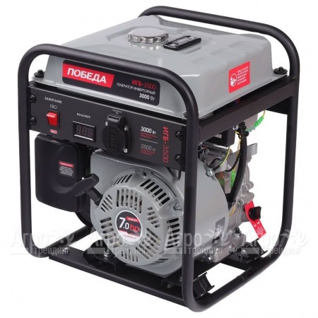 Бензогенератор инверторный Победа ИГБ 3500 3.2 кВт в Саратове