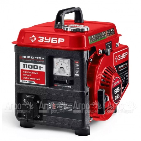 Бензогенератор инверторный Зубр СБИ-1100 1 кВт в Саратове