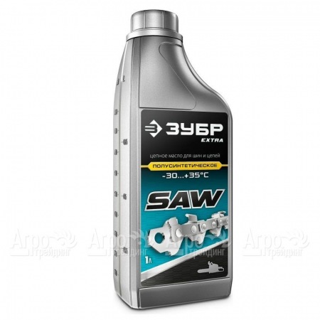 Масло полусинтетическое Зубр Extra 1 л для смазки цепей в Саратове