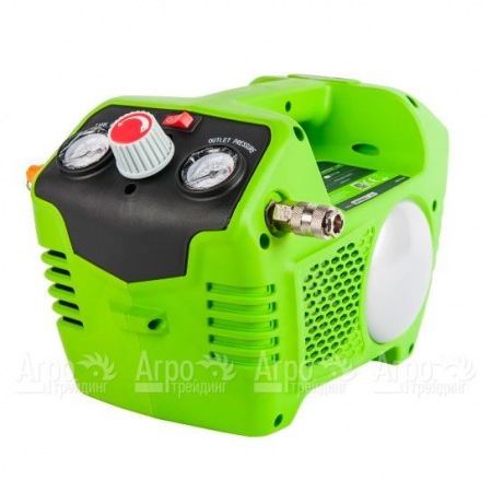 Компрессор воздушный безмасляный GreenWorks G24AC (без аккумулятора и зарядного устройства) в Саратове