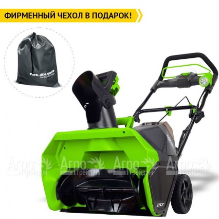 Снегоуборщик аккумуляторный GreenWorks GD40SB в Саратове