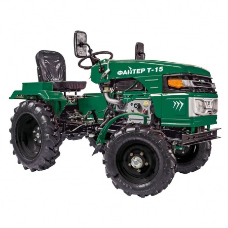 Многофункциональный минитрактор Файтер T-15 + почвофреза в Саратове