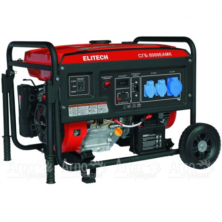 Бензогенератор Elitech СГБ 8000ЕАМК 6 кВт  в Саратове