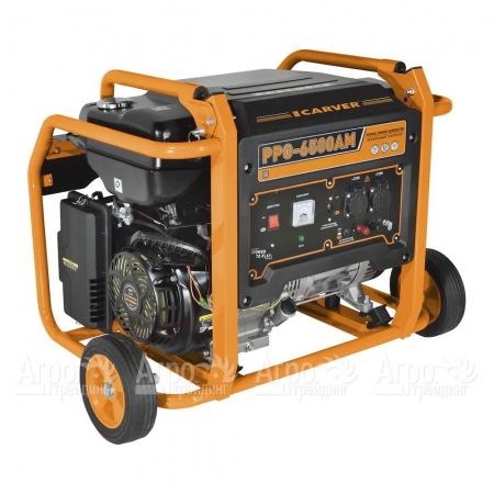 Бензогенератор Carver PPG-6500АM 5 кВт в Саратове