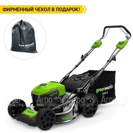 Газонокосилка аккумуляторная GreenWorks GD40LM46SP (без батареи и зарядного устройства) в Саратове