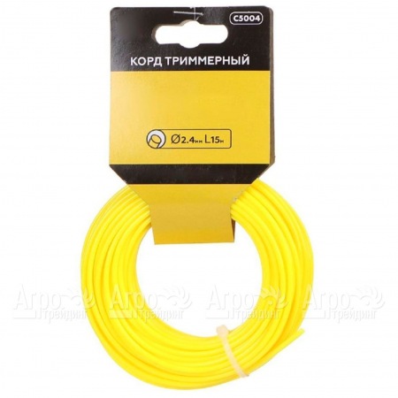 Корд триммерный Champion Round 2.4мм, 15м (круглый) в Саратове