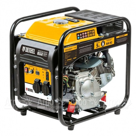 Бензиновый генератор инверторный Denzel GT-2500iF 2.2 кВт в Саратове
