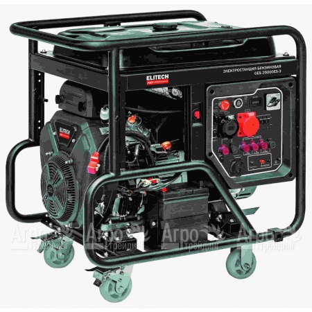 Бензогенератор Elitech GES 25000ЕS-3 17 кВт в Саратове