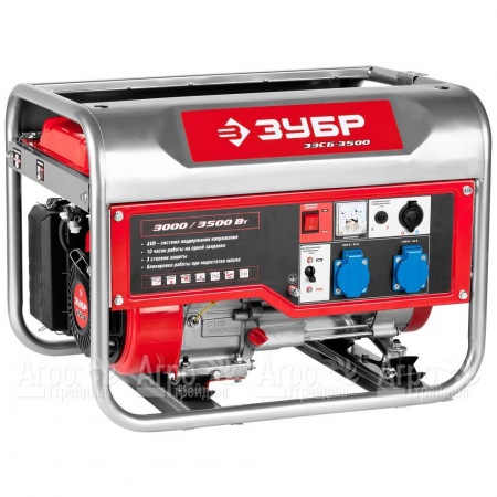 Бензогенератор Зубр ЗЭСБ-3500 3.5 кВт в Саратове