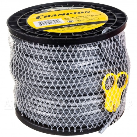 Корд триммерный Champion Platin Saw 4.0мм, 80м (зубчатый)+нож  в Саратове