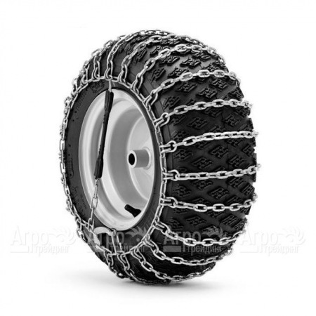 Снежные цепи на колеса 18" пара для тракторов Husqvarna TC138, TS138 в Саратове