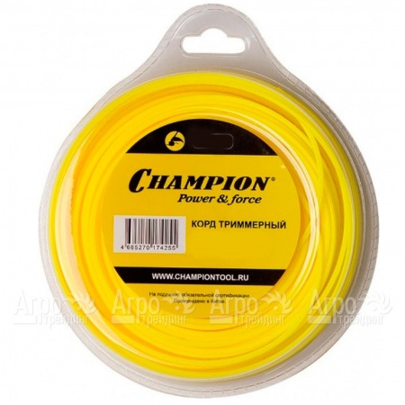 Корд триммерный Champion Star 1.3мм, 15м (звезда) в Саратове