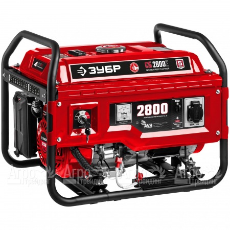 Бензогенератор Зубр СБ-2800Е 2.8 кВт с электростартером в Саратове