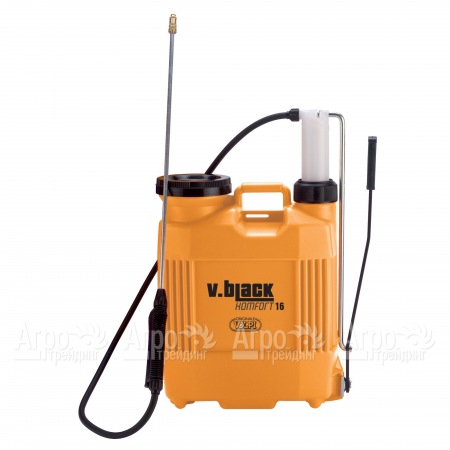 Ранцевый помповый опрыскиватель Volpi V.black Komfort 16l  в Саратове