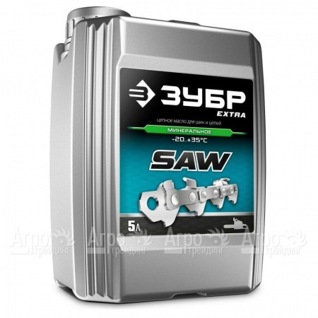 Масло минеральное Зубр Extra 5 л для смазки цепей в Саратове