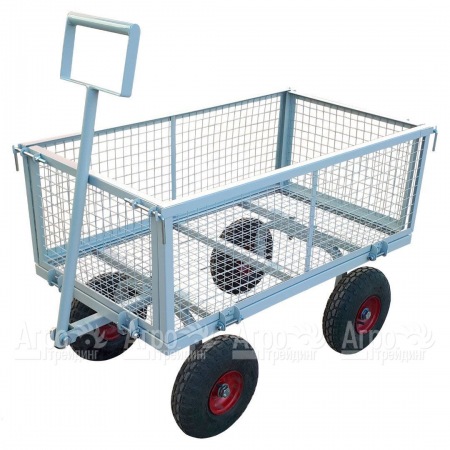 Тележка Sadovodcart Mini четырехколесная с откидными бортами  в Саратове