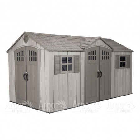 Пластиковый сарай LifeTime WoodLook 15х8  в Саратове