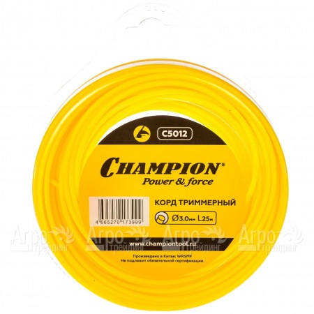 Корд триммерный Champion Round 3.0мм, 25м (круглый)  в Саратове