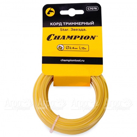 Корд триммерный Champion Star 2.4мм, 15м (звезда) в Саратове
