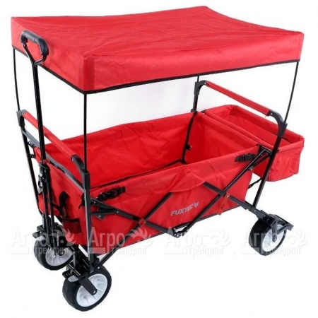 Тележка ручная Fuxtec СТ-350R с навесом красная в Саратове