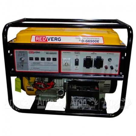 Бензогенератор RedVerg RD-G6500E 6 кВт в Саратове