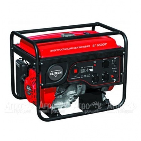 Бензогенератор Elitech БГ 6500Р 5 кВт в Саратове