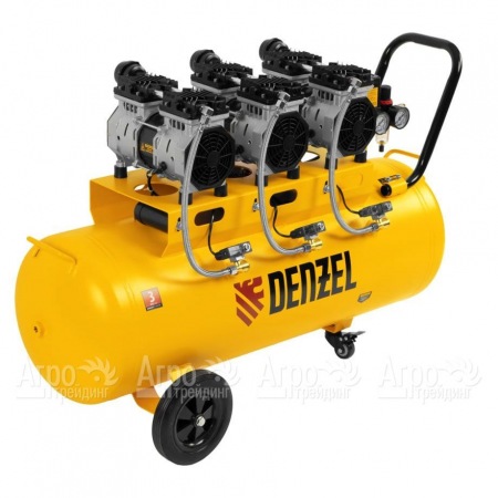 Компрессор безмасляный малошумный Denzel DLS 1800/100 в Саратове