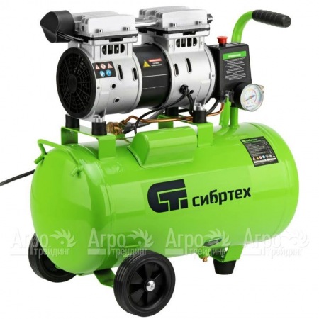 Компрессор безмасляный малошумный Сибртех МБ 1100/24 в Саратове