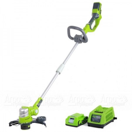 Аккумуляторный триммер GreenWorks G24ST30MK2 в Саратове