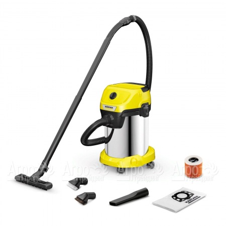 Хозяйственный пылесос Karcher WD 3 S V-19/4/20 SuctionBrushKit в Саратове