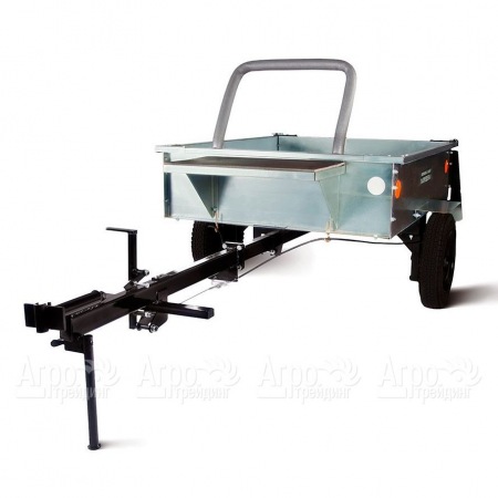 Тележка прицепная ТПМ-350-01 оцинкованная разборная с механизмом опрокидывания для мотоблоков RedVerg в Саратове