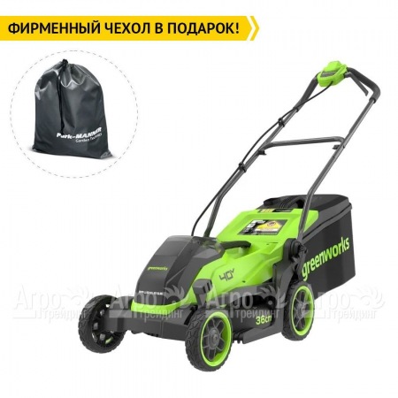 Газонокосилка аккумуляторная GreenWorks GD40LM361 4 Ач в Саратове