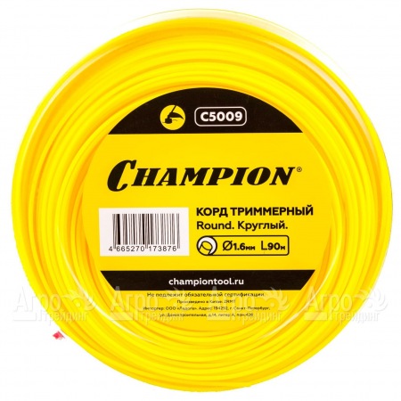 Корд триммерный Champion Round 1.6мм, 90м (круглый)  в Саратове