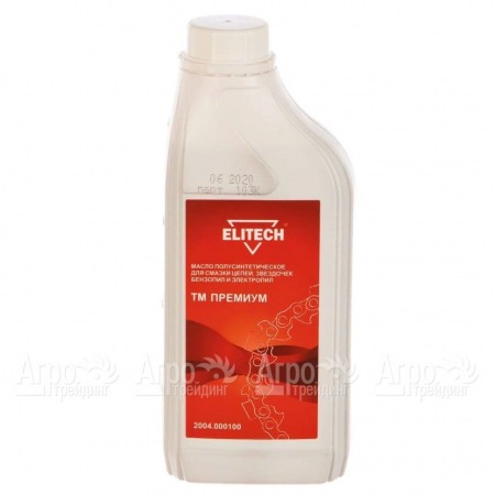 Масло полусинтетическое Elitech 2004.000100 1 л для смазки цепей  в Саратове