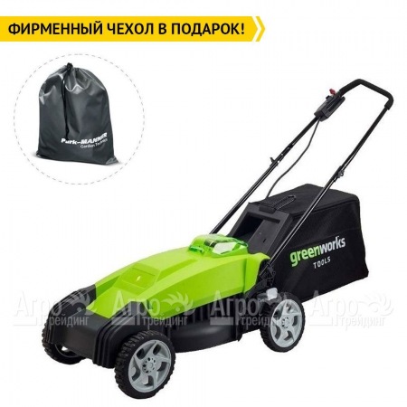 Газонокосилка аккумуляторная GreenWorks G-Max G40LM35 40V 35 см (без аккумулятора и ЗУ)  в Саратове