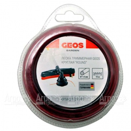 Леска триммерная круглая GEOS by Al-Ko Round 1.6 мм, 15 м в блистере в Саратове