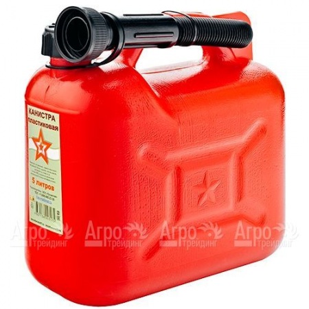 Канистра для топлива Звезда 5 л пластиковая с заливным устройством в Саратове