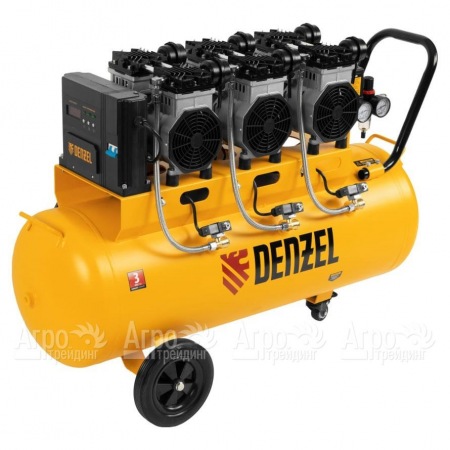 Компрессор безмасляный малошумный Denzel DLS 3300/100 в Саратове
