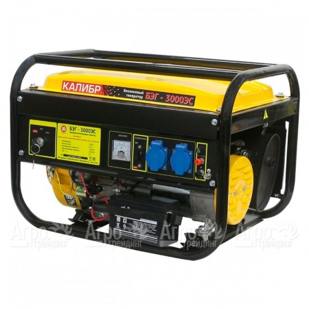 Бензогенератор Калибр БЭГ-3000ЭС 2.5 кВт в Саратове