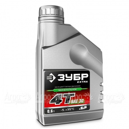 Масло минеральное Зубр Extra 4Т-SAE 30 0.6 л для 4-х тактных двигателей в Саратове