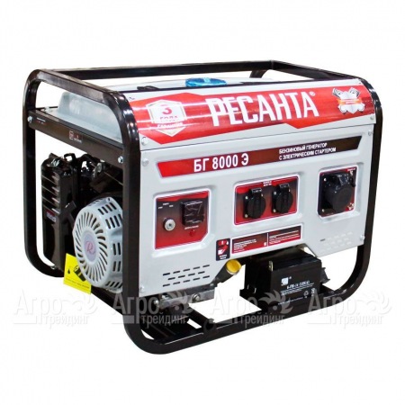 Бензогенератор Ресанта БГ 8000 Э 6.5 кВт в Саратове