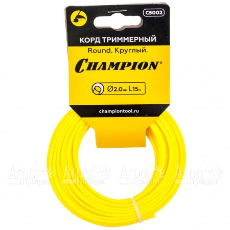 Корд триммерный Champion Round 2.0мм, 15м (круглый) в Саратове
