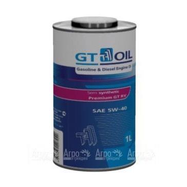 Моторное масло GT OIL 5W40, 10W30, 10 W 40, 1 л для 4-х тактных двигателей в Саратове