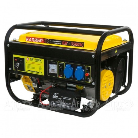 Бензогенератор Калибр БЭГ-3500ЭС 3 кВт в Саратове