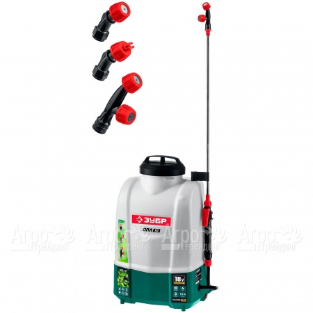 Аккумуляторный опрыскиватель Зубр ОПЛ-10 (без аккумулятора и зарядного устройства) в Саратове