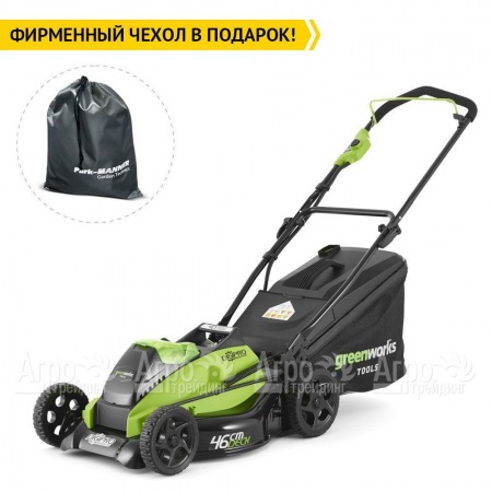 Газонокосилка аккумуляторная GreenWorks GD40LM45K6 в Саратове