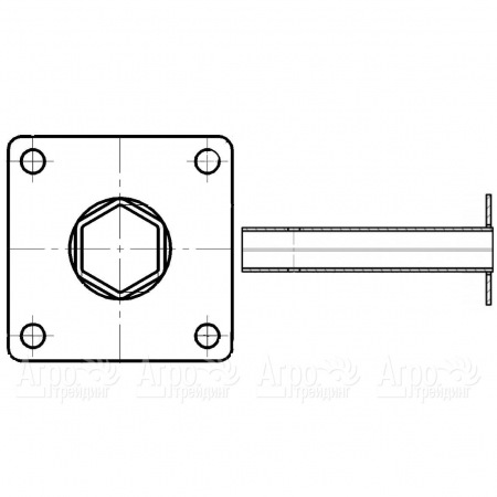 Ступица колеса 010621 для мотоблоков Целина в Саратове